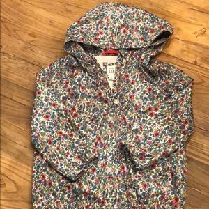 Floral raincoat
